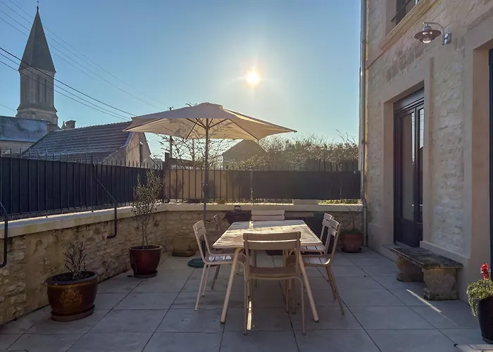 Calme Villa Port-en-Bessin-Huppain